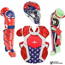 All-Star Intermediate System7 Axis USA Pro Catchers Set Red/White/Blue 올스타 중급 시스템 7 축 USA 프로 포수 세트 레, 1