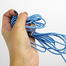 선물박스 긴 두꺼운 포장 리본 끈 3M 파랑 리본포장끈 포장용끈