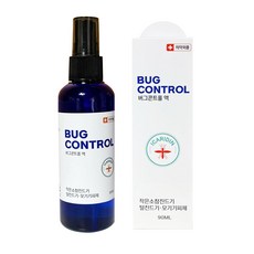 버그콘트롤 90ml 이카리딘 15% 뿌리는 모기 진드기 기피제 버그컨트롤 유아 아기, 1개