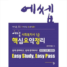 에쎕사회복지사1급핵심요약정리