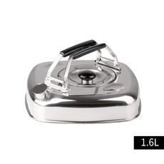 스테인레스 주전자 일본식 가정용 인덕션 스텐 사각주전자, A. 1600ML, 2L(포함)-3L(전용)