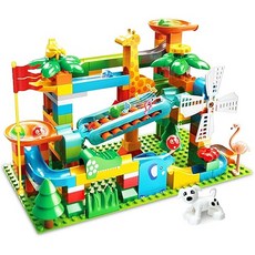 CHTOY Slope Toy Building Blocks Jungle Adventure Block Combined Looping, 1개