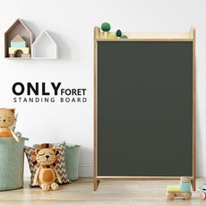 [꼬메모이]온리포레보드&리틀라핀슬림전면책장 / 온리보떼세트 자석 칠판 보드 전면 책장 교구, 온리보떼(온리화이트)/포레+전면책장(내츄럴)