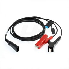 탑콘 GPS 수신기용 12V 외장 DC 전원 케이블 하이퍼 V/하이퍼 라이트/라이트 플러스/GB500 GB1000, Alligator Clip to SAE, 1개