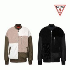 [엔터식스]게스 20. F/W 뽀글이패치 루즈핏 항공점퍼YK4W4861