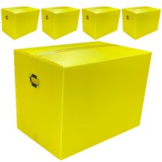네오비 이사박스 5개묶음, 7호(700×400×500), 노랑 7호(700x400x500)