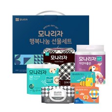 모나리자 행복나눔 선물세트 화장지 키친타올 미용티슈 물티슈 6세트