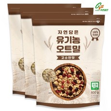 [푸른들판] 자연담은 유기농 오트밀 600g x 3