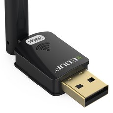 EDUP 와이파이 USB 어댑터 802.11n 150Mbps 2.4Ghz MT7601 무선 USB 네트워크 카드 6dBi 안테나 와이파이 수신기 윈도우 PC 노트북|wifi r, 단일, 1개, 러시아