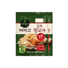 비비고 김치 왕교자, 1.19kg, 2개