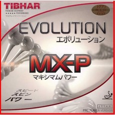 [티바] 에볼루션 MX-P 탁구러버, 빨강MAX