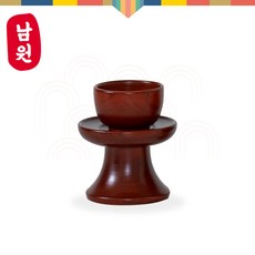 남원 제사 술잔 잔대 세트, 술잔1p+잔대1p, 1세트
