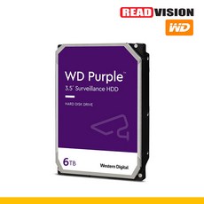 [웨스턴디지털] PURPLE HDD 6TB WD66PURZ 하드디스크 - hdd6tb