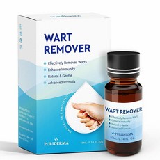 Puriderma Skin Tag Wart Remover 퓨리더마 피부 사마귀 티눈 쥐젖 제거 리무버크림 트리트먼트 천연 10ml