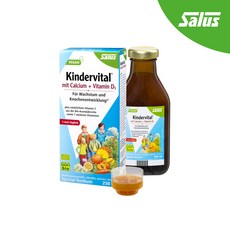 salus 독일 살루스 킨더바이탈 칼슘 비타민 D3 250ml 어린이용 독일직배송, 1병