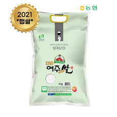 농협 2021년 햅쌀 대왕님표 여주쌀, 4kg, 1개