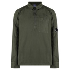[CP컴퍼니] 23SS 14CMSH228A 006272G 648 렌즈 립스탑 쿼터 집업 셔