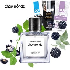 슈몽드 라 블랙베리 오 드 퍼퓸 남녀공용 향수 50ml + JO 프리미엄 팩젤 10ml * 3팩 증정