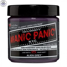 [ MANIC PANIC ] 매니닉 패닉 반영구 크림 - 외계인 회색 머리 색깔, 1개, One Color_One Size