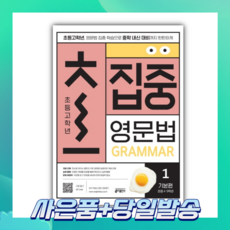 [오늘출발+사은품] 초집중 초등 고학년 집중 영문법 1: 기본편