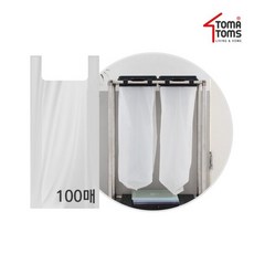 [토마톰스]하이드 분리수거함 전용비닐 100매, 단품, 1개