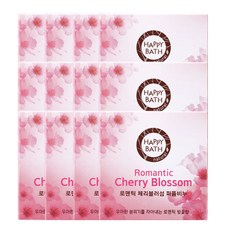 해피바스 로맨틱 체리블러섬 퍼퓸비누, 100g, 12개