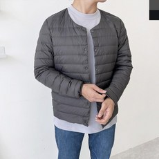 가볍고 따뜻한 남성 오리털 경량 패딩자켓 20대 캐주얼 패딩잠바