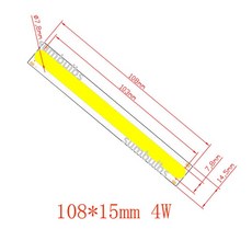 LED 모듈 기판 램프 교체 DC 12V 크기 2-200W COB 전구 스트립 패널 칩 다이오드 바 원형 데스크 자동차 패션 조명기구용, [08] 10pcs 500x6mm 14W, [01] warm white light, 1개
