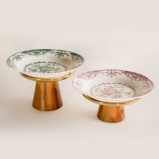 ATELIER ZAZA 애완동물 그릇 선반 그릇, 그릇 선반 (7.3cm), Emerald Green, 1개
