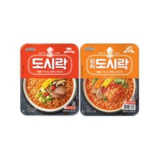 팔도 컵라면 도시락 12입+김치도시락 12입, 1세트