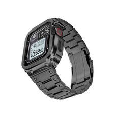  amband 암밴드 무빙 포트리스 프로 블랙 / 애플워치 스트랩 케이스 44 45mm, 44mm, 44mm 