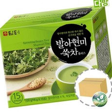담터 발아현미 쑥차 15스틱 포장 1박스20개입 탕비실 대용량 사무실