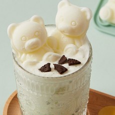 꼬마곰 얼음 트레이 4피스 아이스몰드, 1개