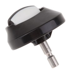 범용 스티어링 휠 진공 청소기 회전 롤러, 4x8cm, 플라스틱, 블랙 화이트