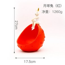 토끼 및 우주인 수납함 인테리어 장식 소품, 2