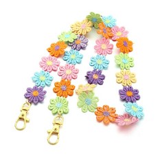 Boho Flower Face Mask Lanyard Extenders Ear Savers를위한 이어 보호기 안경 홀더 목걸이를 덮고 있습니다.