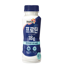 [빙그레]요플레 프로틴 드링크 210g 단백질 유산균, 요플레 프로틴 드링크 플레인 12개