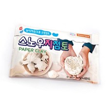 스노우지점토 200g 1P 미술 공예 디자인 학용품 화구