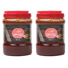 맛담은 골뱅이무침양념 2kg 단품 /꼬막무침 비빔국수 미나리초무침 오징어초무침 미역초무침 더덕무침 양념 소스