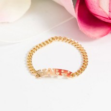 레터링체인반지