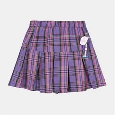 신디키즈체크스커트