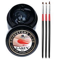 GA&EN 네일 아트 리힌스톤 접착제 보석 장식 펜 8ml, 옵션없음, 옵션없음