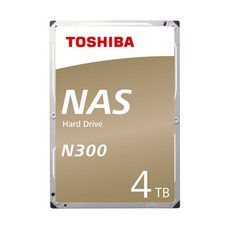 Toshiba 도시바 4TB N300 NAS HDD (HDWG440), HDWG440 - 도시바n300