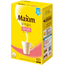 맥심 모카골드 라이트 커피믹스, 11.8g, 100개입, 6개
