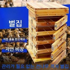 환태통 오동나무벌통 사각 벌통 로그 채집 양봉틀 양봉가 꿀벌 상자 토종, 1개