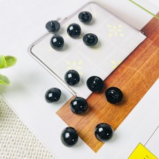 헤세드 국산)11mm 블랙콩단추(10개)