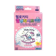 헬로키티 열냉각시트 베이비(영유아용) 6매 /열패치 쿨패치 쿨링, 상세페이지 참조