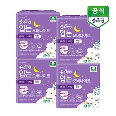 깨끗한나라 순수한면 입는 오버나이트 특대형 4P x 4팩, 단품, 4개, 4개입