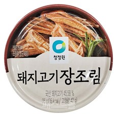 청정원 돼지고기 장조림(간장맛) 캔, 95g, 1개