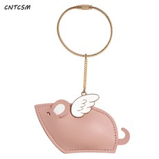 CNTCSM 팔문충사 작은 동물 자동차 열쇠고리 가방걸이 액세서리 아이디어 선물 여자 작은 선물, 하늘다람쥐